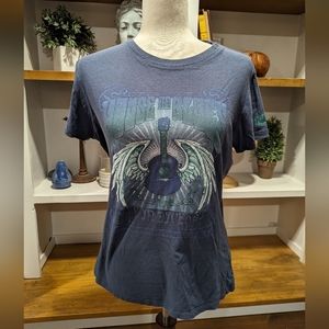 Vintage House of Blues Chicago Angel Wing Guitar Soft Crew Neck T-shirt Size XL